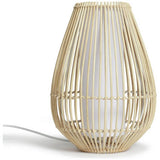 Argos Home natural rattan Sirit table lamp, imported from the UK