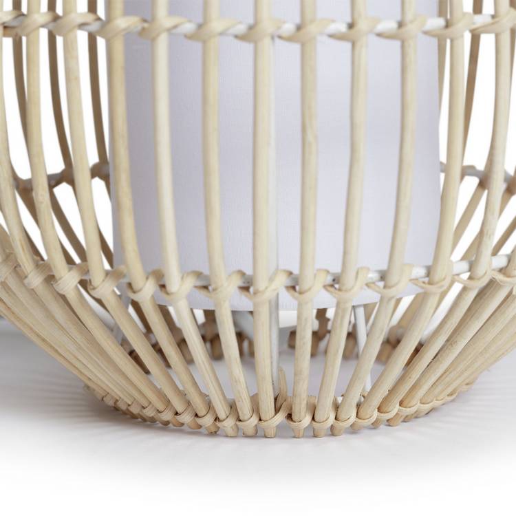 Argos Home natural rattan Sirit table lamp, imported from the UK