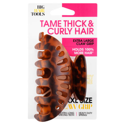 ASDA Big Hair Tools Extra Large Soft Touch Hair Claw Grip- Buy online at McGrocer