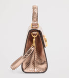 Valentino Garavani small snakeskin VSLING top-handle bag - British product