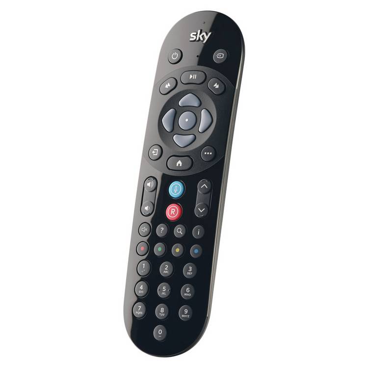 Sky Q voice remote with finder function, imported from the UK