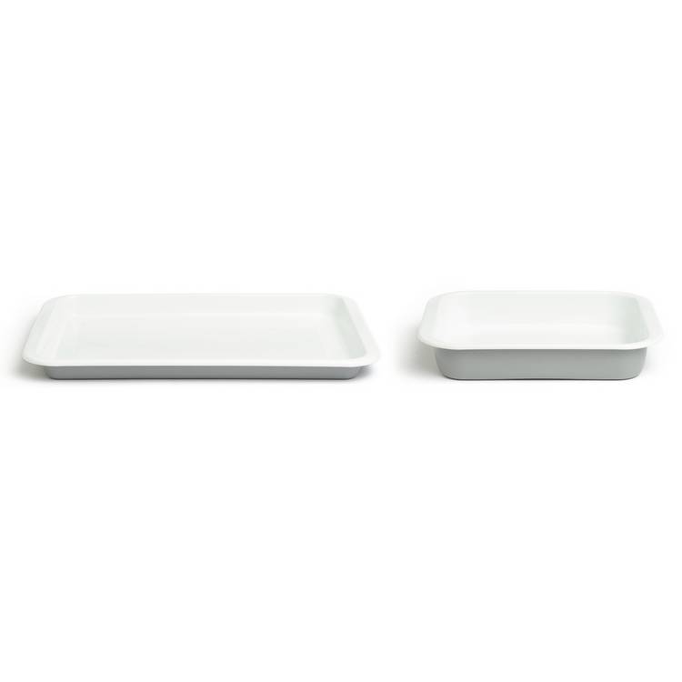 Habitat enamel roaster set of 2, imported from the UK