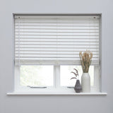 Habitat white faux wood venetian blind 60cm, imported from the UK