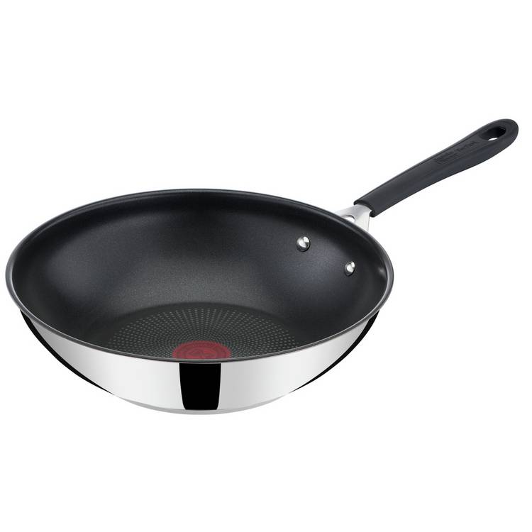 Tefal Jamie Oliver wok 28cm stainless steel (British brand)