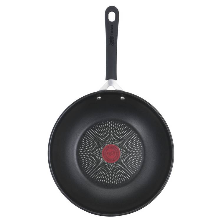 Tefal Jamie Oliver wok 28cm stainless steel (British brand)