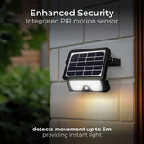 Luceco solar PIR outdoor floodlight 5W - British product