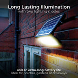 Luceco solar PIR outdoor floodlight 5W - British product