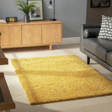 Argos Habitat Cosy Mustard Shaggy Rug - 80x150cm- Buy online at McGrocer