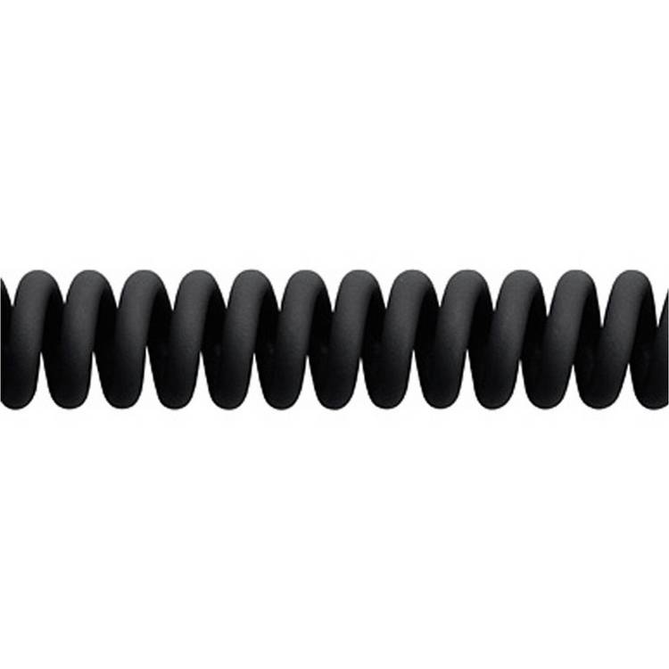 Belkin black coiled AUX cable 1.8m, imported from the UK