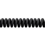Belkin black coiled AUX cable 1.8m, imported from the UK