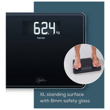 Beurer XL digital bathroom scale black (British brand)