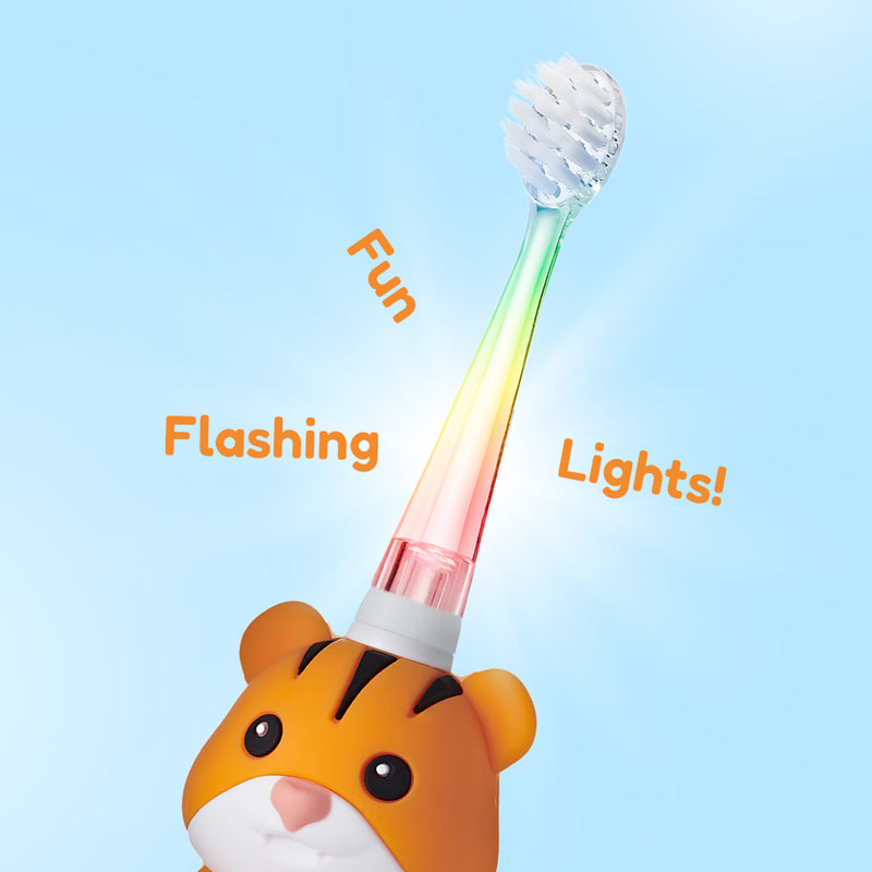 WildOnes tiger rechargeable toothbrush (British brand)