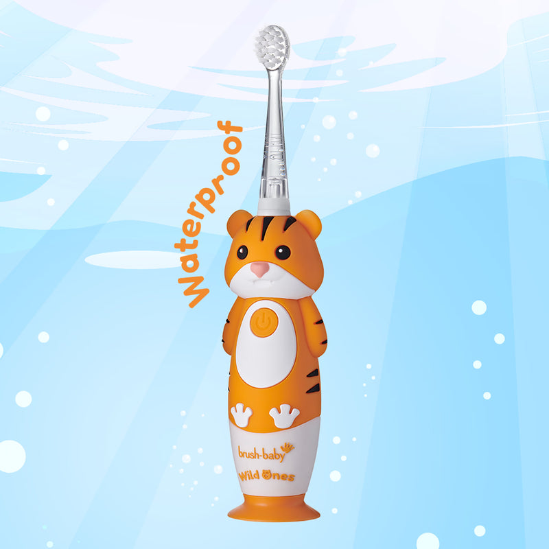 WildOnes tiger rechargeable toothbrush (British brand)