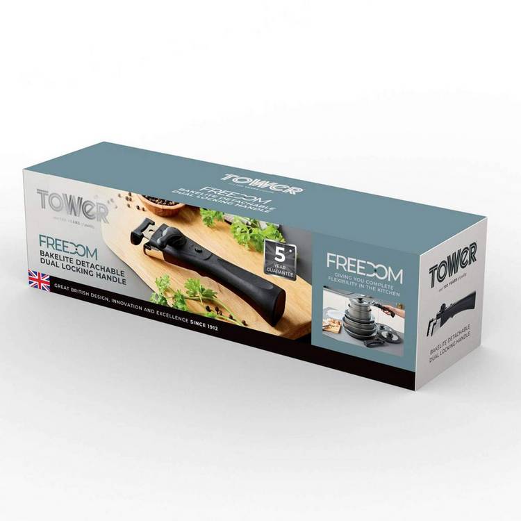 Tower Freedom detachable handle for pans - British product