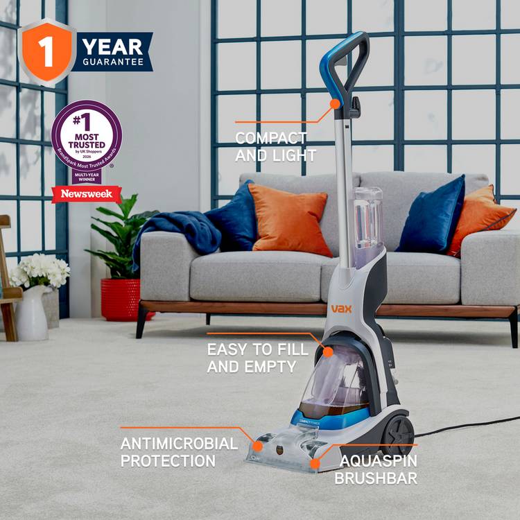 Vax Compact Power upright carpet cleaner (British brand)