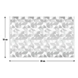 Habitat geometric bath mat blue and green 80x50cm, UK version