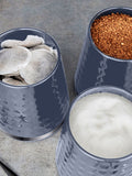 Tower Grey Solitaire set of 3 canisters (British brand)