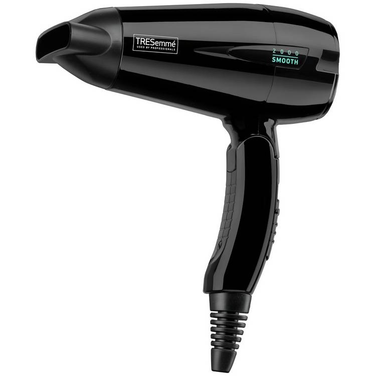 TRESemme folding travel hair dryer (British brand)