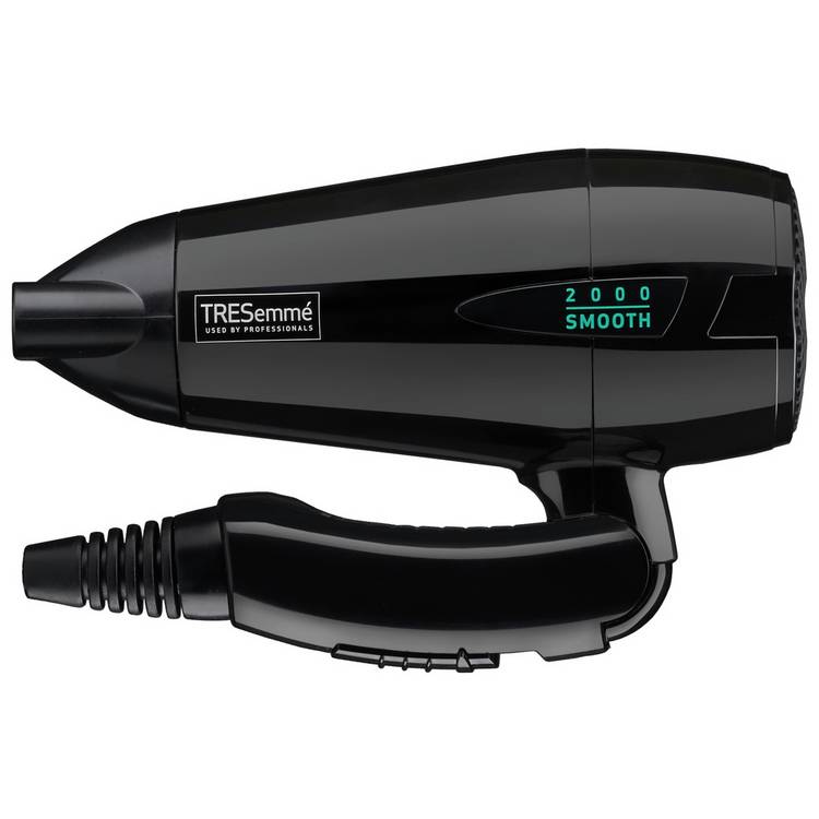 TRESemme folding travel hair dryer (British brand)