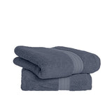 Habitat Egyptian cotton hand towels Rustic Blue - British product