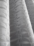 Curtina grey velvet geometric lined curtains 167x137cm, imported from the UK