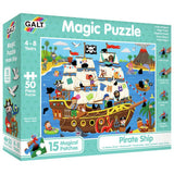 Galt Toys Pirate Ship Magic Puzzle 50 pieces, imported from the UK