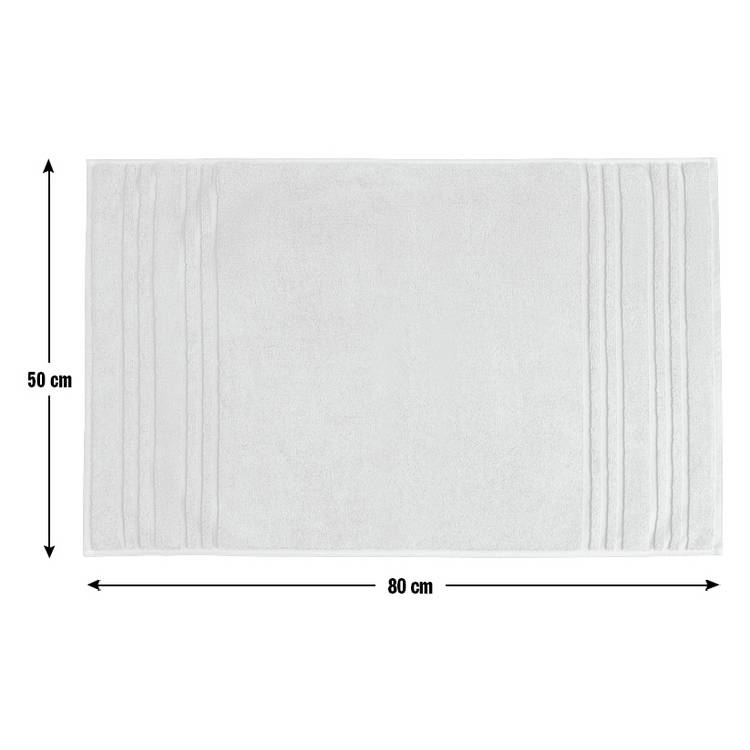 Habitat Hygro cotton antimicrobial bath mat grey 50x80cm, UK version
