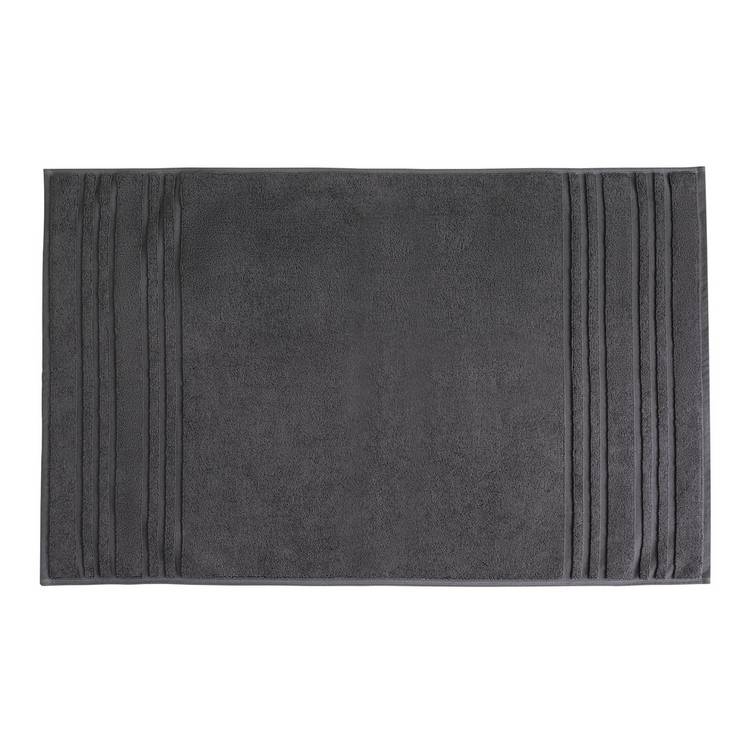 Habitat Hygro cotton antimicrobial bath mat grey 50x80cm, UK version