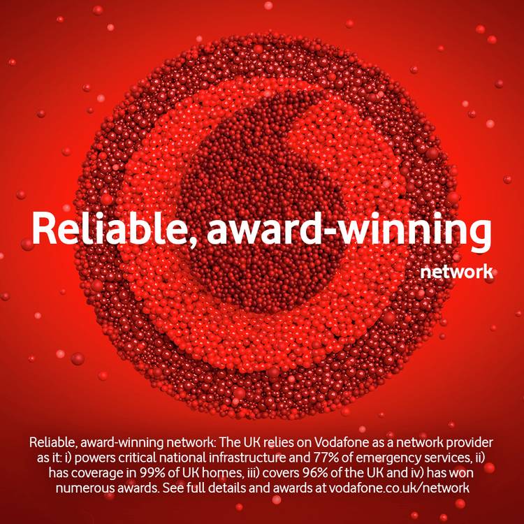 Vodafone Pay As You Go SIM card 20GB - British product