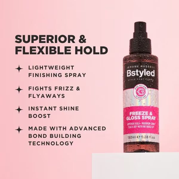 Jerome Russell Bstyled Freeze & Gloss Hairspray 150ml, UK version
