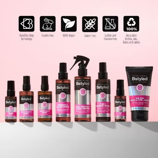 Jerome Russell Bstyled Freeze & Gloss Hairspray 150ml, UK version