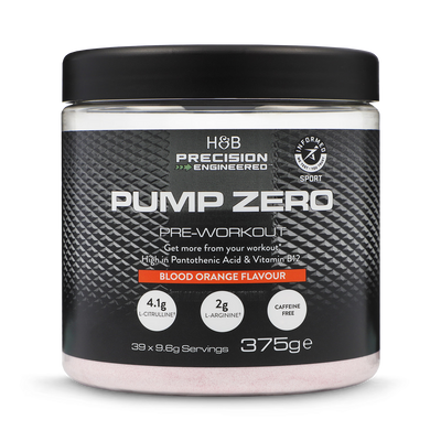 Holland & Barrett Pump Zero Pre Workout Blood Orange 375g- Buy online at McGrocer