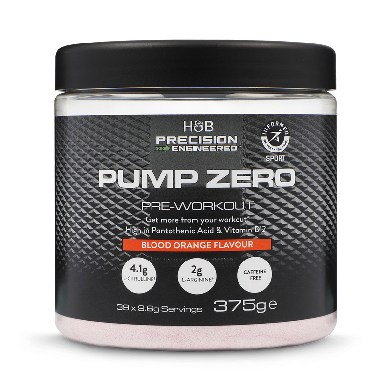 Pump Zero Pre Workout Blood Orange 375g