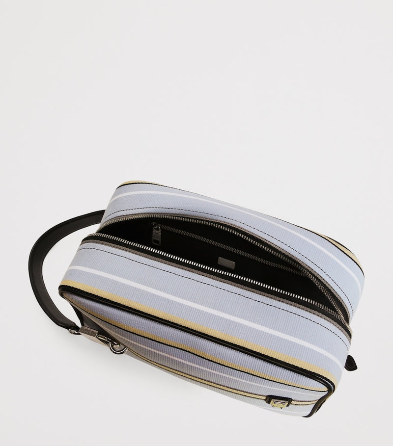 Dolce&Gabbana striped lock top-handle bag - British product