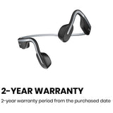 Shokz OpenMove bone conduction headphones grey, UK version