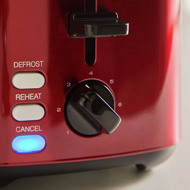 Morphy Richards red Equip 2-slice toaster - British product