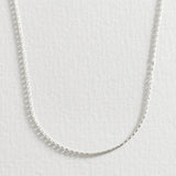 Argos Revere Sterling Silver Oval Belcher 20 Inch Chain- Buy online at McGrocer