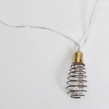 Habitat solar string lights with 10 warm white wire wrap bulbs (British brand)