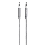 Argos Belkin 3.5mm Premium Braided AUX Cable - Grey 1.2m- Buy online at McGrocer