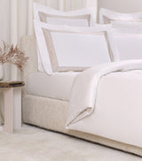 Harrods Frette Cotton Breeze Border King Duvet Cover (260cm x 240cm)- Buy online at McGrocer