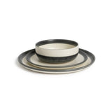 Habitat stripe stoneware dinner set 12 piece (British brand)