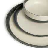 Habitat stripe stoneware dinner set 12 piece (British brand)