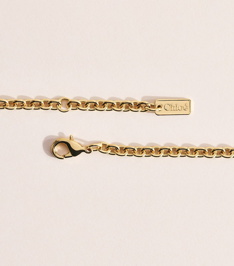 Chloé Tropicus pendant necklace with flamingo charm (British brand)