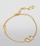 Valentino Garavani VLogo chain bracelet brass, imported from the UK