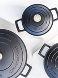 Masterclass black casserole dish 2.5L, imported from the UK