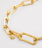 Monica Vinader Alta Charm gold vermeil necklace - British product