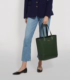 Harrods Fern tote bag pebbled polyurethane imported from the UK