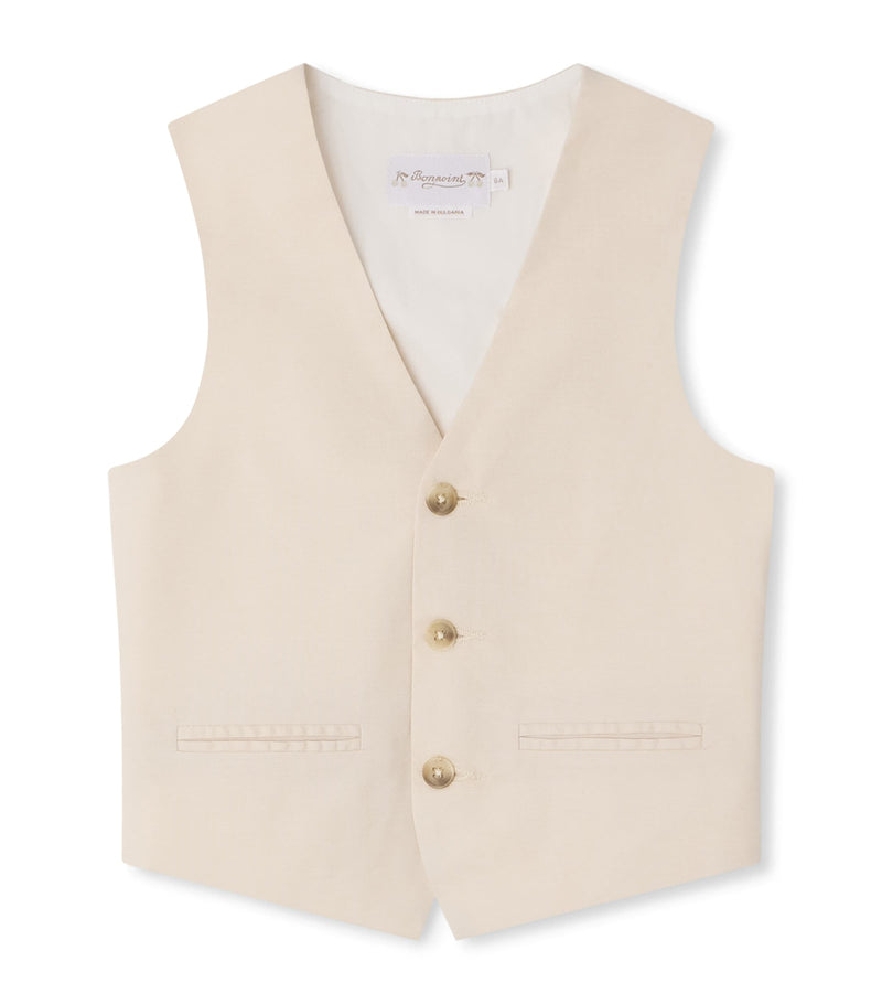 Bonpoint Cotton-Blend Angus Waistcoat for 10-14 years - British product