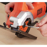 Black Decker corded mini circular saw 400W - British product