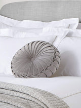 Next Laura Ashley Rosanna Cushion Grey Velvet Steel- Buy online at McGrocer